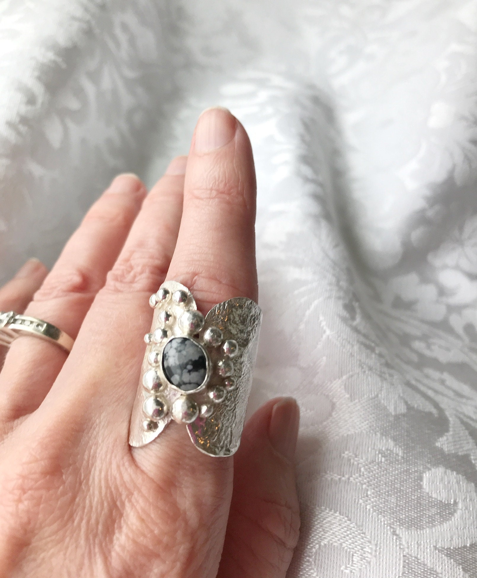 sterling Und Achat-Ring von MandMJewelryByTaylor