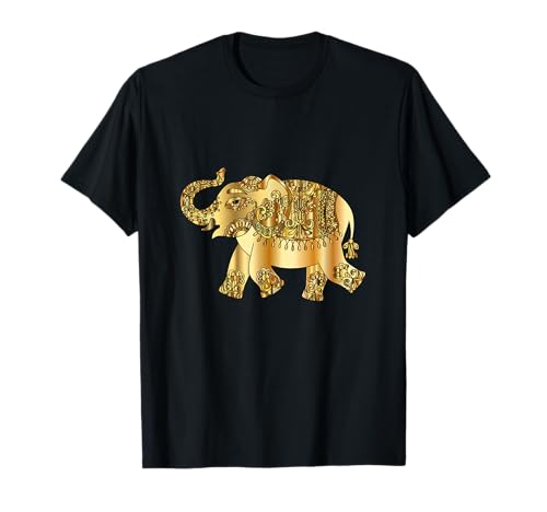Elefant Elefanten Ganesha Chakra Tribal Yoga Damen Kleidung T-Shirt Elefant Elefanten Ganesha Chakra Tribal Yoga Damen Kleidung T-Shirt von Mandala Ganesha Tribal Tiere Look Outfits