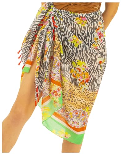 Mandala Life ART Damen Sarong, Pareo,Bikini Vertuschen, Strandtuch,Wickelrock, TapisserieWickeltuch Schal Halstuch - Hochwertiger Rayon - Weich und Leicht von Mandala Life ART