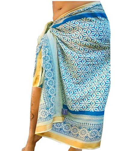 Pareo Strandtuch Baumwolle Groß Strand Sarong Damen Blockdruck Naturfarbstoff Wickeltuch Wickelrock Strandrock Tapisserie Wickeltuch Bikini Cover Up Tragen Über Badeanzügen Pareo Strandtuch Baumwolle Groß Strand Sarong Damen Blockdruck Naturfarbstoff Wickeltuch Wickelrock Strandrock Tapisserie Wickeltuch Bikini Cover Up Tragen Über Badeanzügen von Mandala Life ART