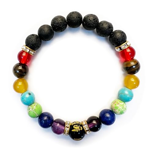 7 Chakra Mandala Armband - echte Heilsteine - Naturstein handgefertigt - Yoga & Reiki Armband 7 Chakra Mandala Armband - echte Heilsteine - Naturstein handgefertigt - Yoga & Reiki Armband von Mandala Welten