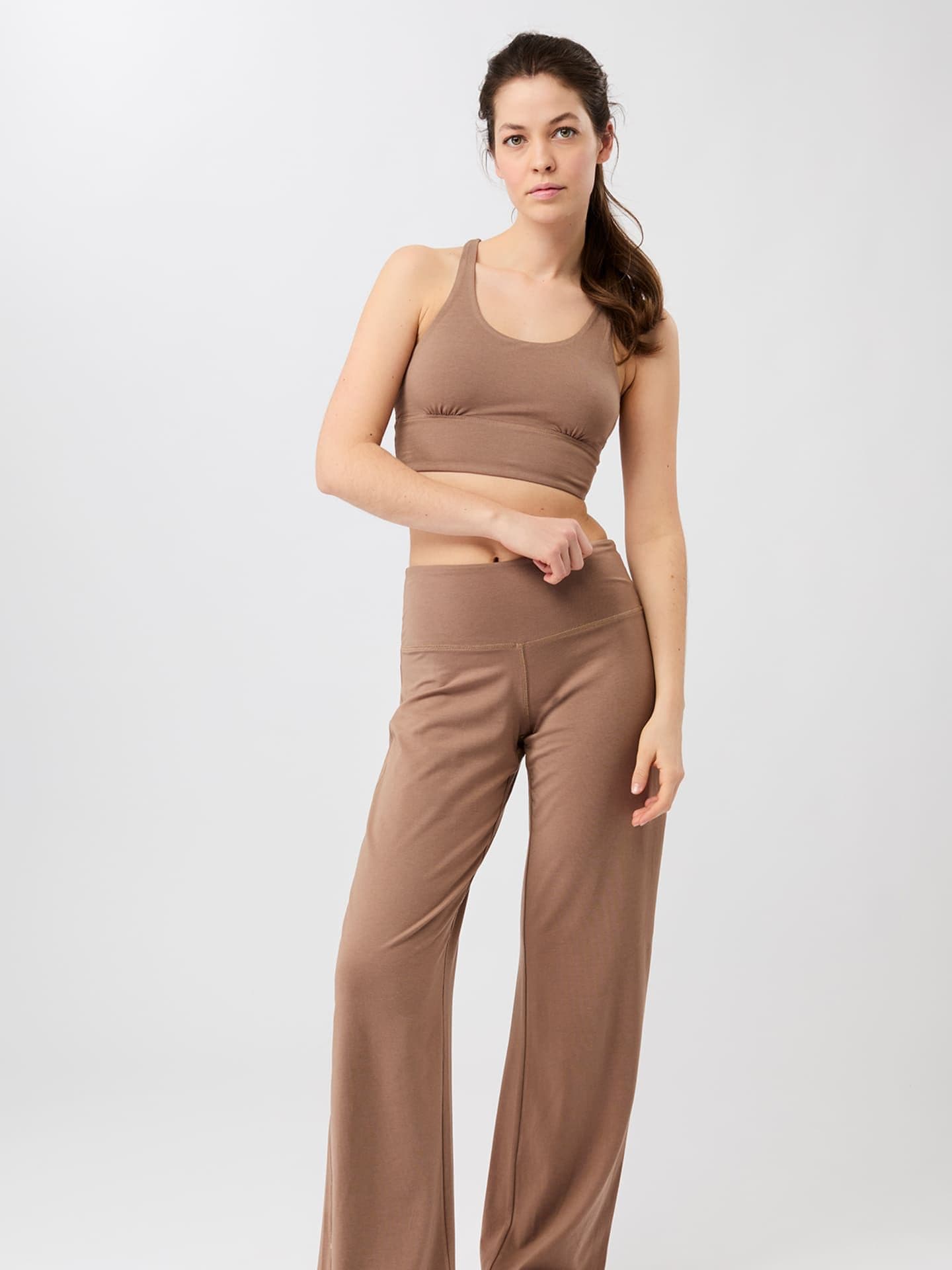 erlich textil Mandala New Studio Bra für Frauen aus TENCEL™ Lyocell in espresso von Mandala