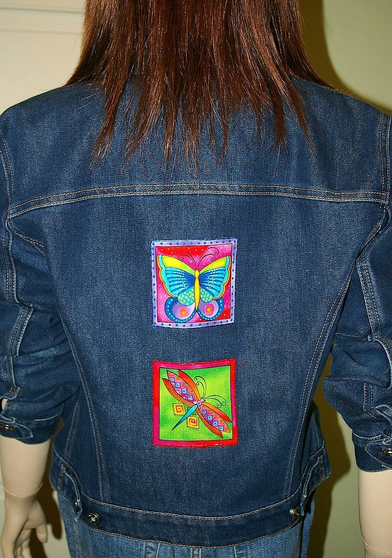Reduziert Upcycling Verziert Lücke Denim Jacke - Laurel Burch Schmetterling Applikationen Größe M Reduziert Upcycling Verziert Lücke Denim Jacke - Laurel Burch Schmetterling Applikationen Größe M von MandalaMoonShop