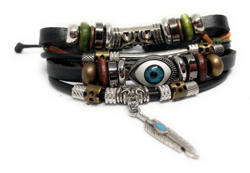 Evil Eye Verstellbares Armband Evil Eye Verstellbares Armband von MandalevyDesigns
