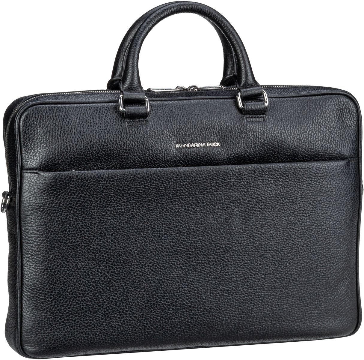 Mandarina Duck Mellow Urban Slim Briefcase MWC03  in Schwarz (6.6 Liter), Aktentasche von Mandarina Duck