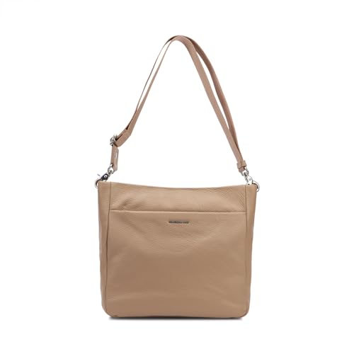 Mandarina Duck Damen Crossover Mellow Leather, Warm Taupe von Mandarina Duck