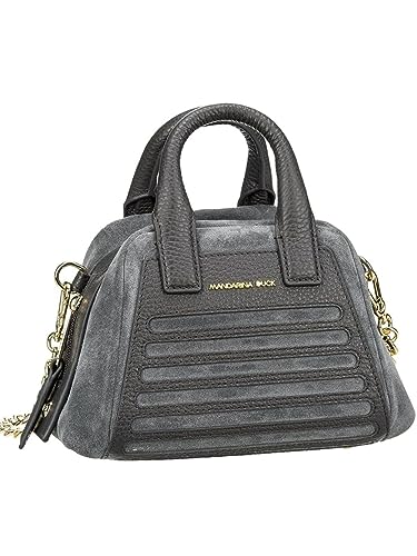 Mandarina Duck Damen I-Con Velvet Tote, London Fog von Mandarina Duck