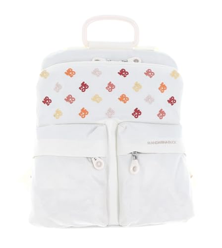 Mandarina Duck Damen Md20 Blossom Rucksack, Optical White von Mandarina Duck