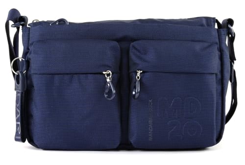 Mandarina Duck Schultertasche Grau (Dress Blue) Md 20 P10qmtx5 28 x 18 x 9 (L x H x B) von Mandarina Duck