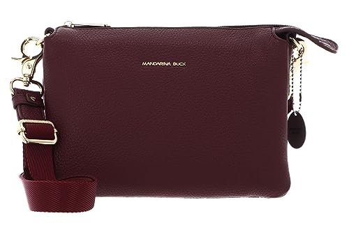 Mandarina Duck Damen Mellow Clutch Leather Pochette, Windsor Wine von Mandarina Duck