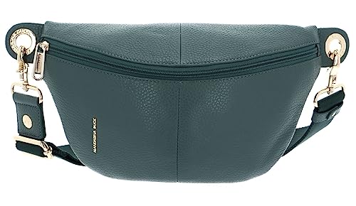 Mandarina Duck Damen Mellow Leather Bum Bag Leder-GÜRTELTASCHE, Dark Forest von Mandarina Duck