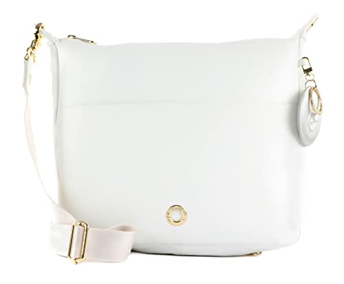 Mandarina Duck Damen Mellow Leather Schultertasche, Optical White Mandarina Duck Damen Mellow Leather Schultertasche, Optical White von Mandarina Duck