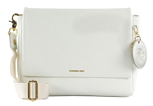 Mandarina Duck Damen Mellow Leather Crossover, Optical White von Mandarina Duck