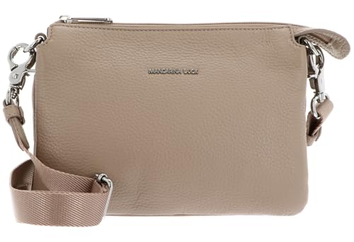 Mandarina Duck Damen Mellow Leather Pochette, Warm Taupe von Mandarina Duck