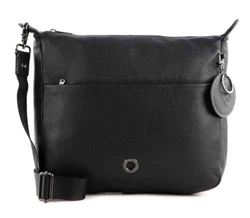 Mandarina Duck Damen Mellow Leather Schultertasche, Schwarz, 32x28x10 (L x H W) EU von Mandarina Duck