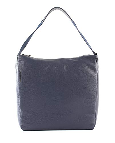 Mandarina Duck Schultertasche Blau (Dress Blue) Mellow Leder P10fzt95 33 x 33 x 10 cm (L x H x B) von Mandarina Duck