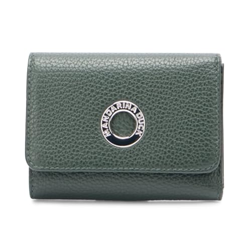 Mandarina Duck Damen Mellow Leather Wallet Reisezubehör-Brieftasche, Pine Green von Mandarina Duck