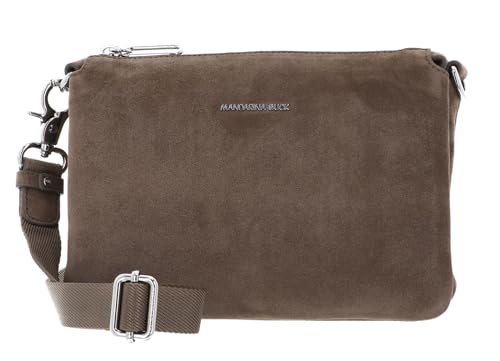 Mandarina Duck Damen Mellow Velvet Pochette, Taupe von Mandarina Duck