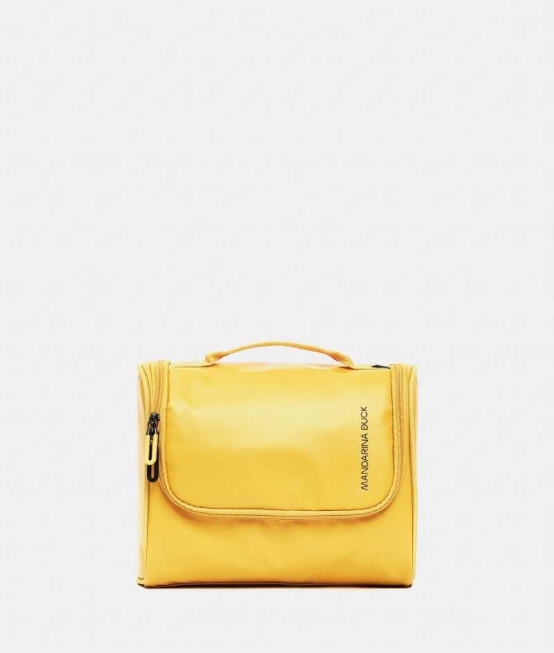 Mandarina Duck - ECO COATED Kulturbeutel Eco Coated Necessaire Duck Yellow Gelb von Mandarina Duck