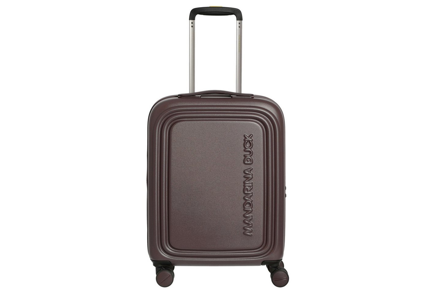 Mandarina Duck Handgepäck-Trolley Logoduck+ - 4-Rollen-Kabinentrolley 52 cm erw. (choco ice), 4 Rollen Rollen von Mandarina Duck