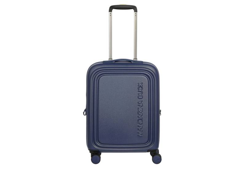 Mandarina Duck Handgepäck-Trolley Logoduck+ - 4-Rollen-Kabinentrolley 52 cm erw. (deep blue), 4 Rollen Rollen von Mandarina Duck
