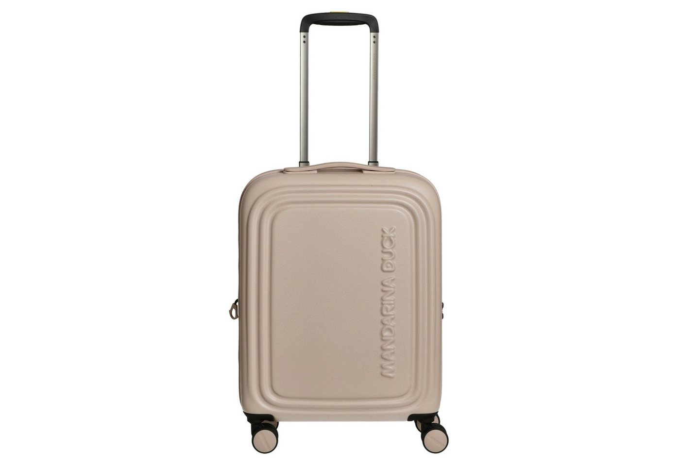 Mandarina Duck Handgepäck-Trolley Logoduck+ - 4-Rollen-Kabinentrolley 52 cm erw. (white mocha), 4 Rollen Rollen von Mandarina Duck