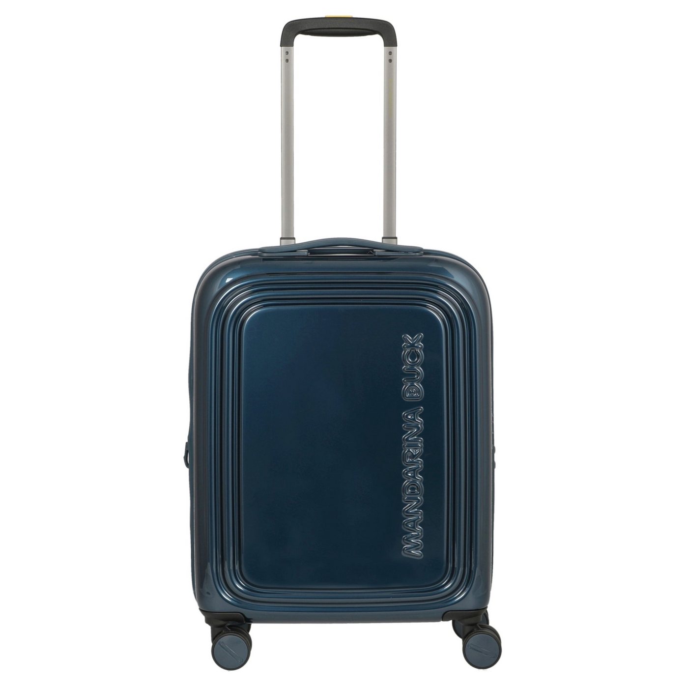 Mandarina Duck Handgepäck-Trolley Logoduck + Metal - 4-Rollen-Kabinentrolley 55 cm erw. (lunar), 4 Rollen Rollen von Mandarina Duck