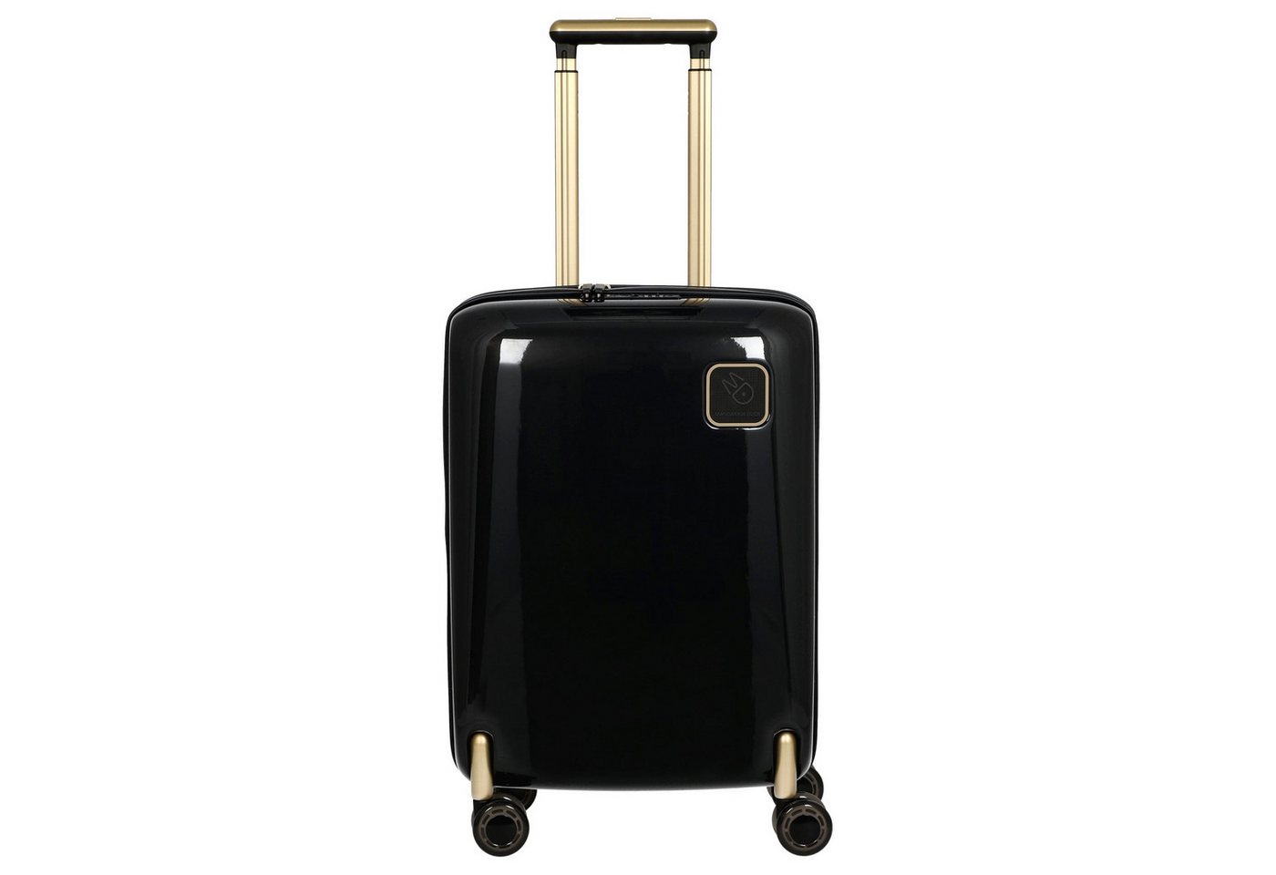 Mandarina Duck Handgepäck-Trolley Sky Duck - 4-Rollen-Kabinentrolley 55 cm S erw. (dark gloss), 4 Rollen Rollen von Mandarina Duck