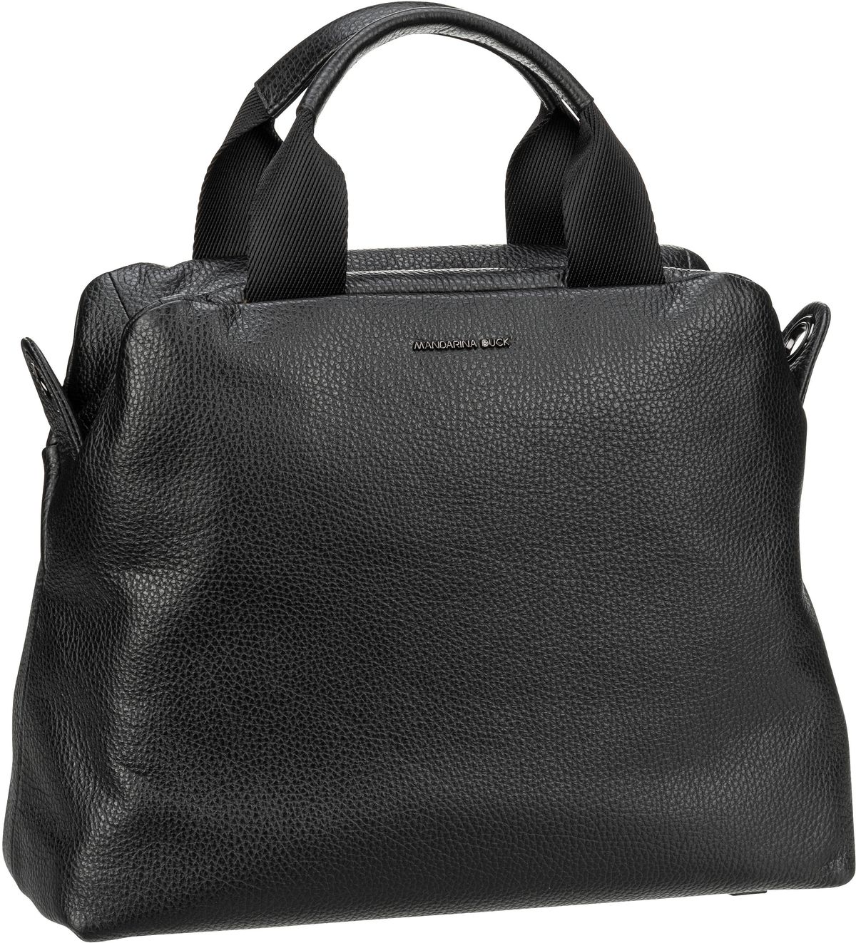 Mandarina Duck Mellow Leather Bauletto FZT20  in Schwarz (15.5 Liter), Handtasche von Mandarina Duck