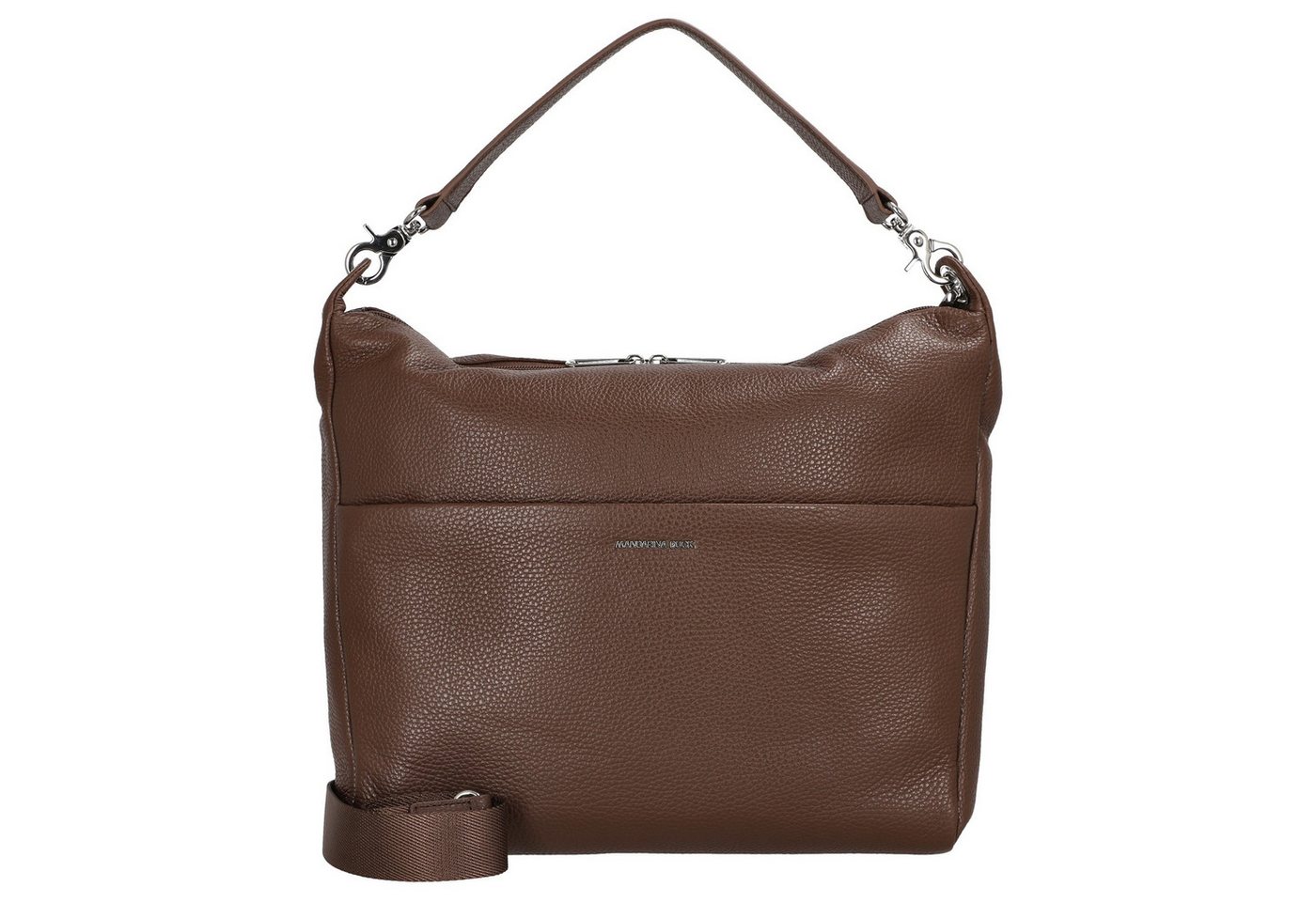 Mandarina Duck Handtasche Mellow Leather Hobo - Schultertasche 33 cm (milk chocolate) von Mandarina Duck