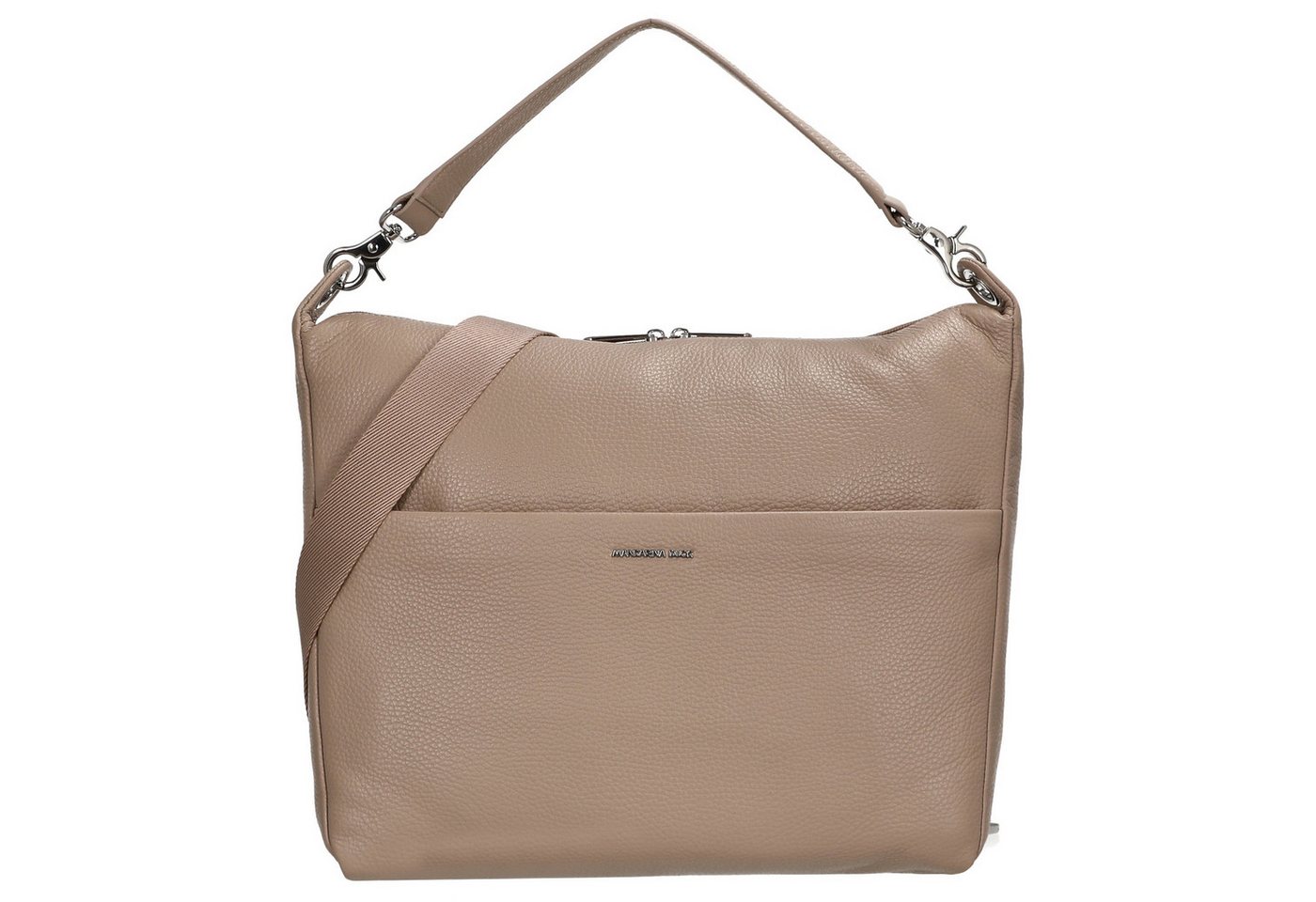 Mandarina Duck Handtasche Mellow Leather Hobo - Schultertasche 33 cm (warm taupe) von Mandarina Duck
