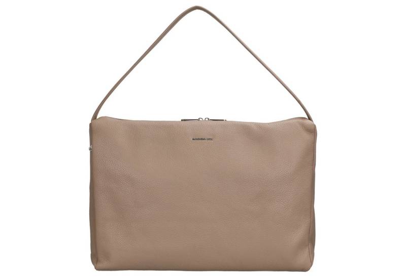 Mandarina Duck Handtasche Mellow Leather Hobo - Schultertasche 42 cm (warm taupe) von Mandarina Duck