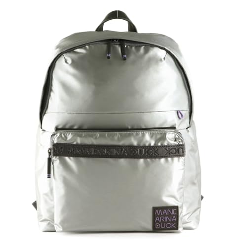 Mandarina Duck Herren Warrior Rucksack, Silber von Mandarina Duck