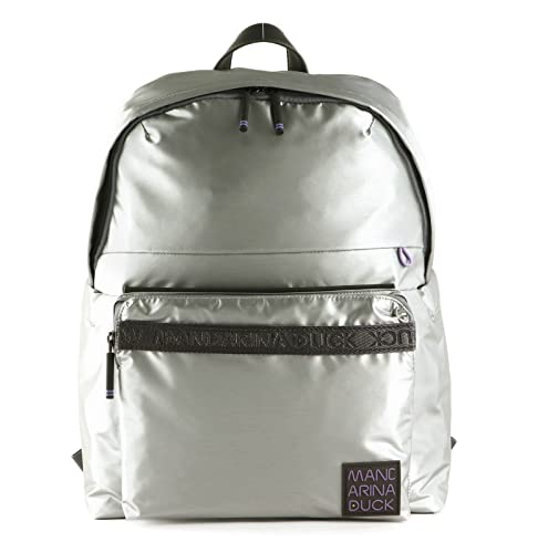 Mandarina Duck Herren Warrior Rucksack, Silber von Mandarina Duck