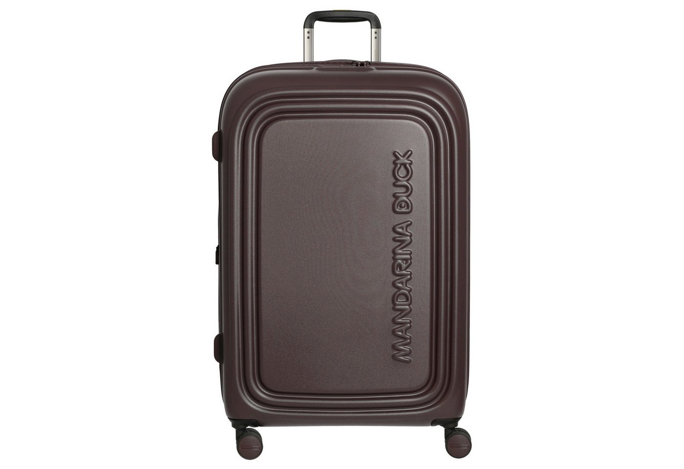 Mandarina Duck Koffer Logoduck+ - 4-Rollen-Trolley 74 cm L erw. (choco ice), 4 Rollen Rollen von Mandarina Duck