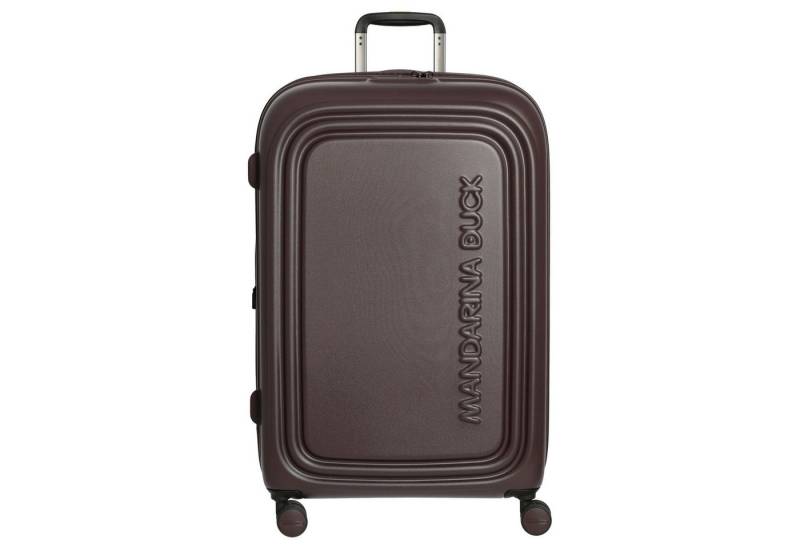 Mandarina Duck Koffer Logoduck+ - 4-Rollen-Trolley 74 cm L erw. (choco ice), 4 Rollen Rollen von Mandarina Duck