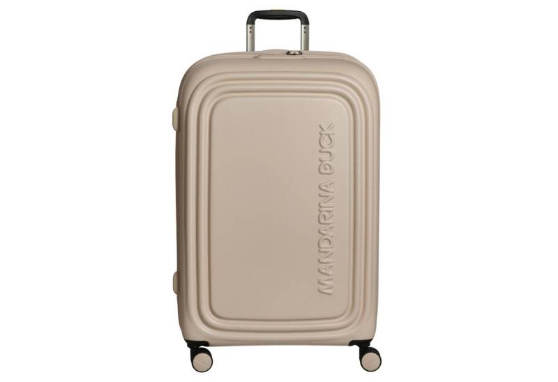 Mandarina Duck Koffer Logoduck+ - 4-Rollen-Trolley 74 cm L erw. (white mocha), 4 Rollen Rollen von Mandarina Duck