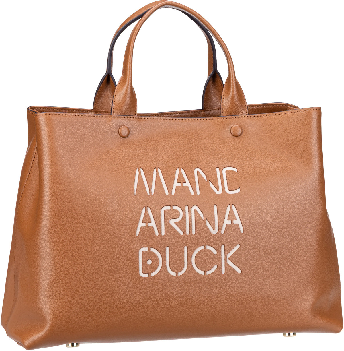 Mandarina Duck Lady Duck Tote OHT01  in Cognac (10.5 Liter), Handtasche von Mandarina Duck