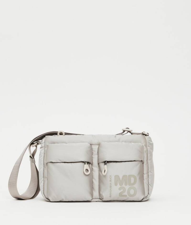 Mandarina Duck - MD 20 BALLOON Handtasche Mit Reißversc Md20 Balloon Crossover Sage Gray Hellgrau von Mandarina Duck