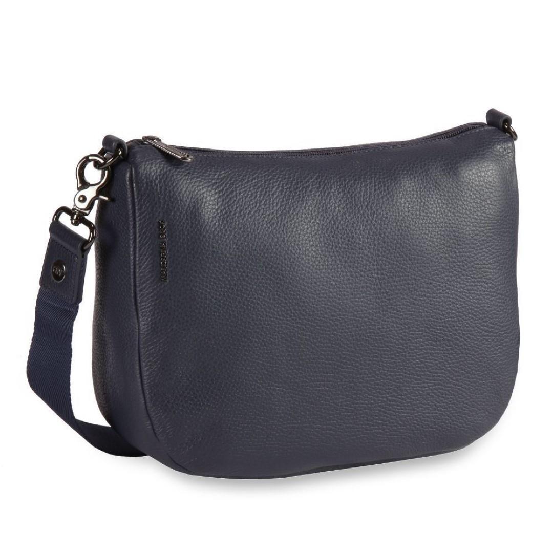 Mandarina Duck - MELLOW LEATHER HOBO DRESS BLUE - Gr. - M von Mandarina Duck