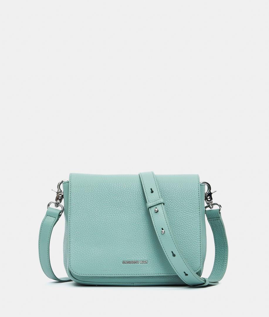 Mandarina Duck - MELLOW LEATHER Handtasche Mit Überschla Mellow Leather Hanting Bag Iceberg Green Mint von Mandarina Duck