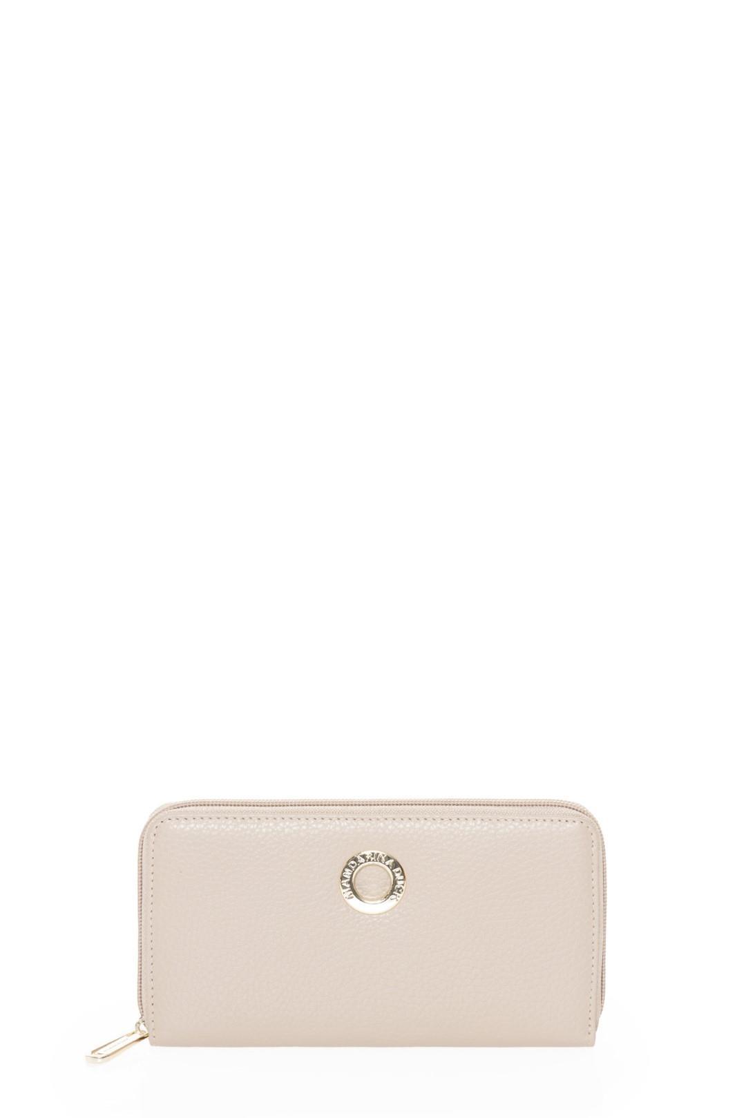 Mandarina Duck - MELLOW LEATHER Langbörse Mellow Leather Wallet Warm Taupe Taupe von Mandarina Duck