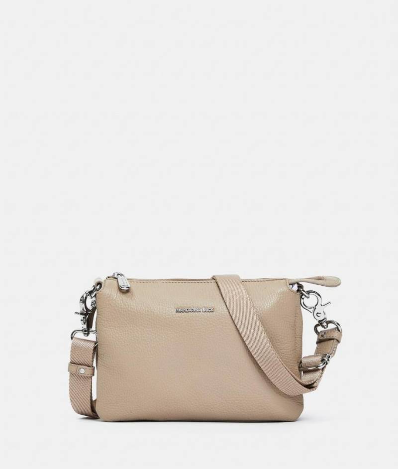 Mandarina Duck - MELLOW LEATHER Tasche Mellow Leather Pochette Warm Taupe A28 warm taupe von Mandarina Duck
