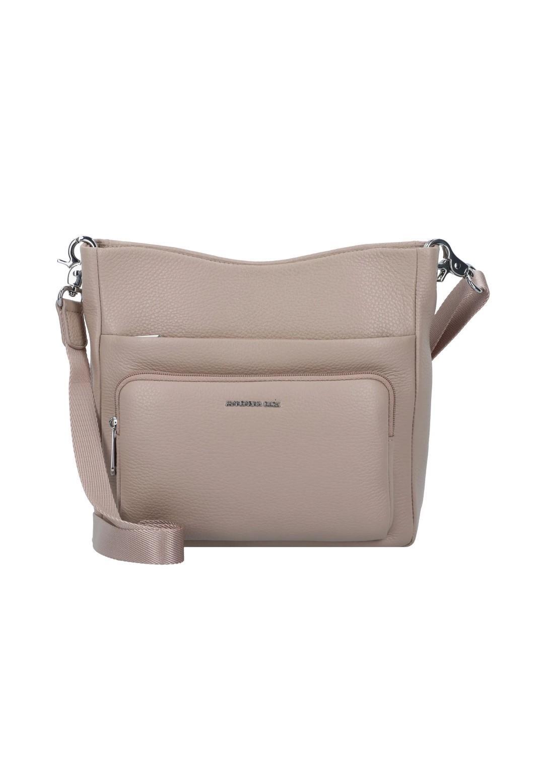 Mandarina Duck - MELLOW LEATHER Tasche Reißverschluss Mellow Leather Crossover Warm Taupe Taupe von Mandarina Duck