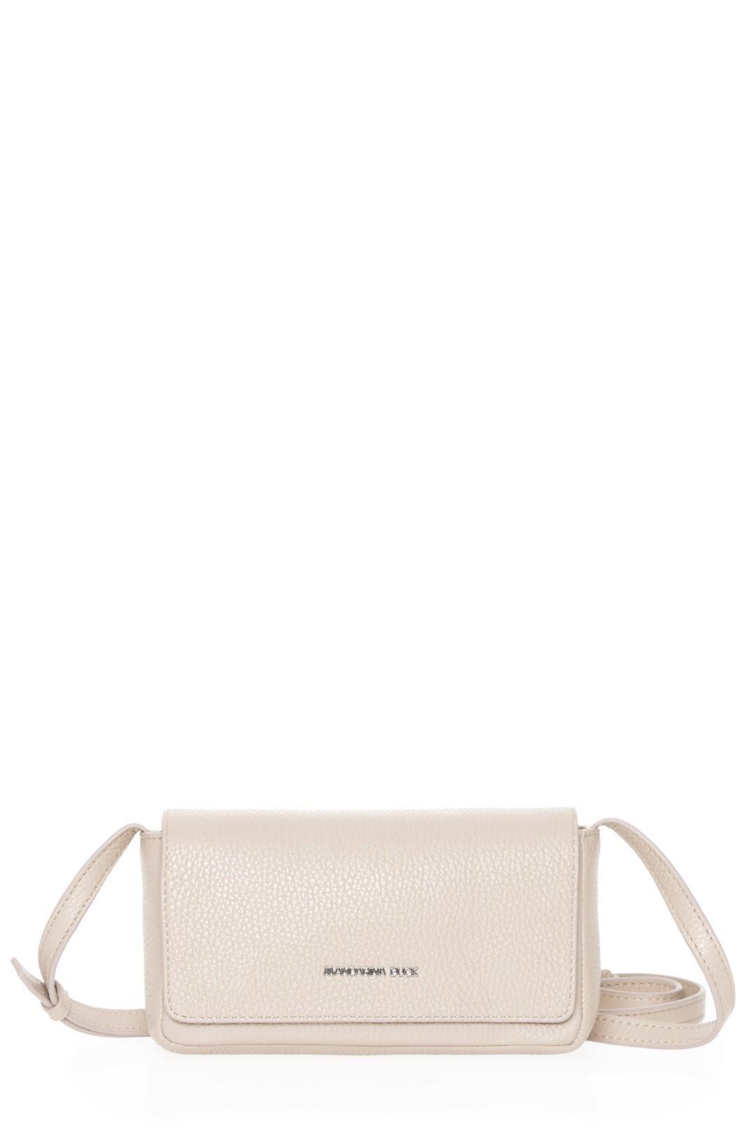 Mandarina Duck - MELLOW LEATHER Üb-Handtasche Mellow Leather Crossover Warm Taupe Taupe von Mandarina Duck