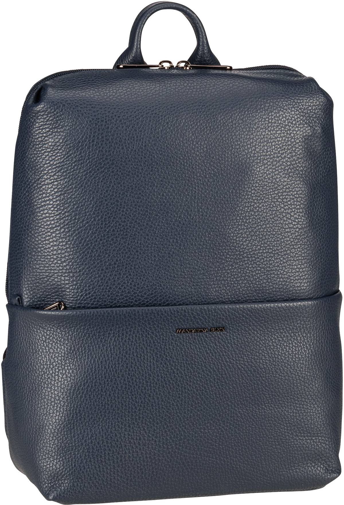 Mandarina Duck Mellow Leather Squared Backpack FZT38  in Navy (9.4 Liter), Rucksack / Backpack von Mandarina Duck