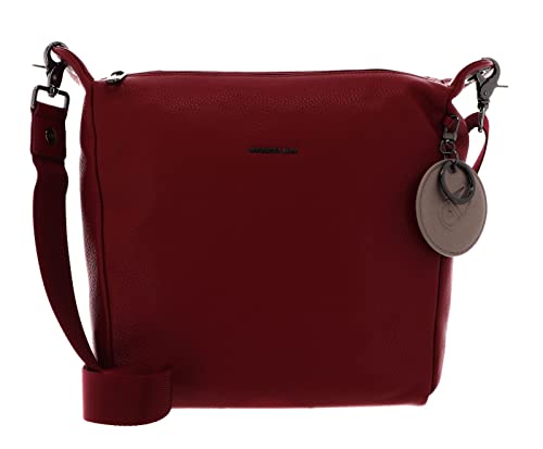 Mandarina Duck Damen Mellow Leather Schultertasche, Rumba Red, 26x28x12 (L x H W) EU von Mandarina Duck