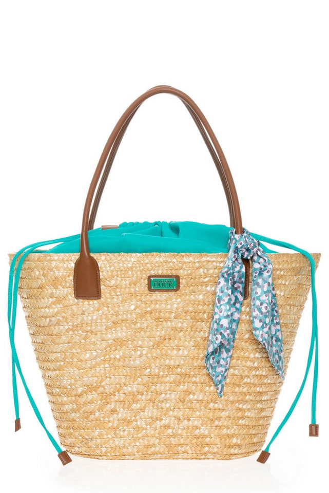 Mandarina Duck Schultertasche Seashell Straw Bag von Mandarina Duck