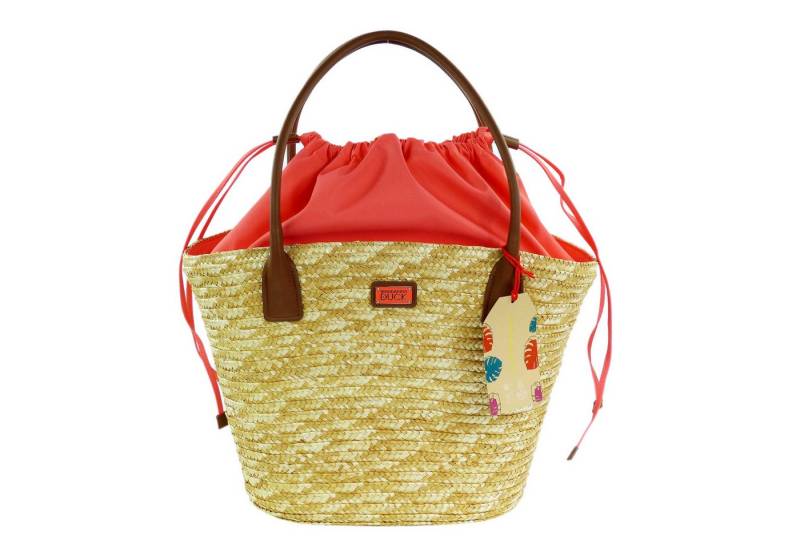 Mandarina Duck Schultertasche Seashell Straw Bag von Mandarina Duck