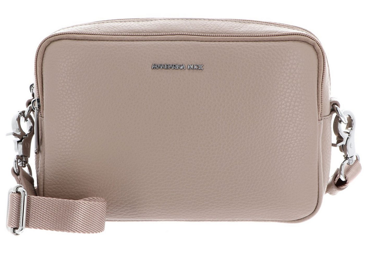 Mandarina Duck Umhängetasche Crossbody Camera Bag, aus echtem Kalbsleder von Mandarina Duck